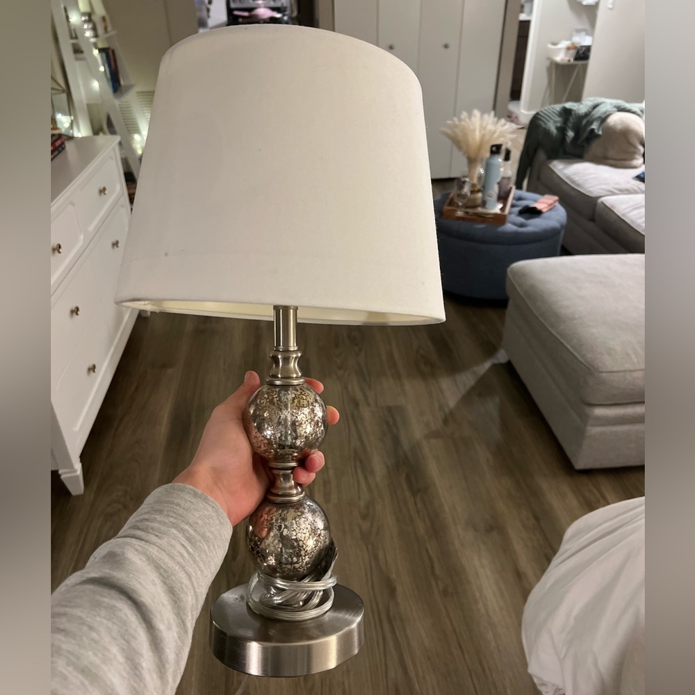 Mercury glass bulb lamp